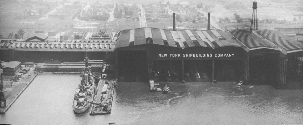 New York Shipbuilding Corporation  Asbestos Exposure Job Sites
