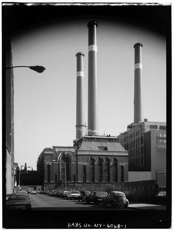 Consolidated Edison 39th Street Powerhouse (Waterside Generating Station, First Avenue at East 39th Street) – Manhattan